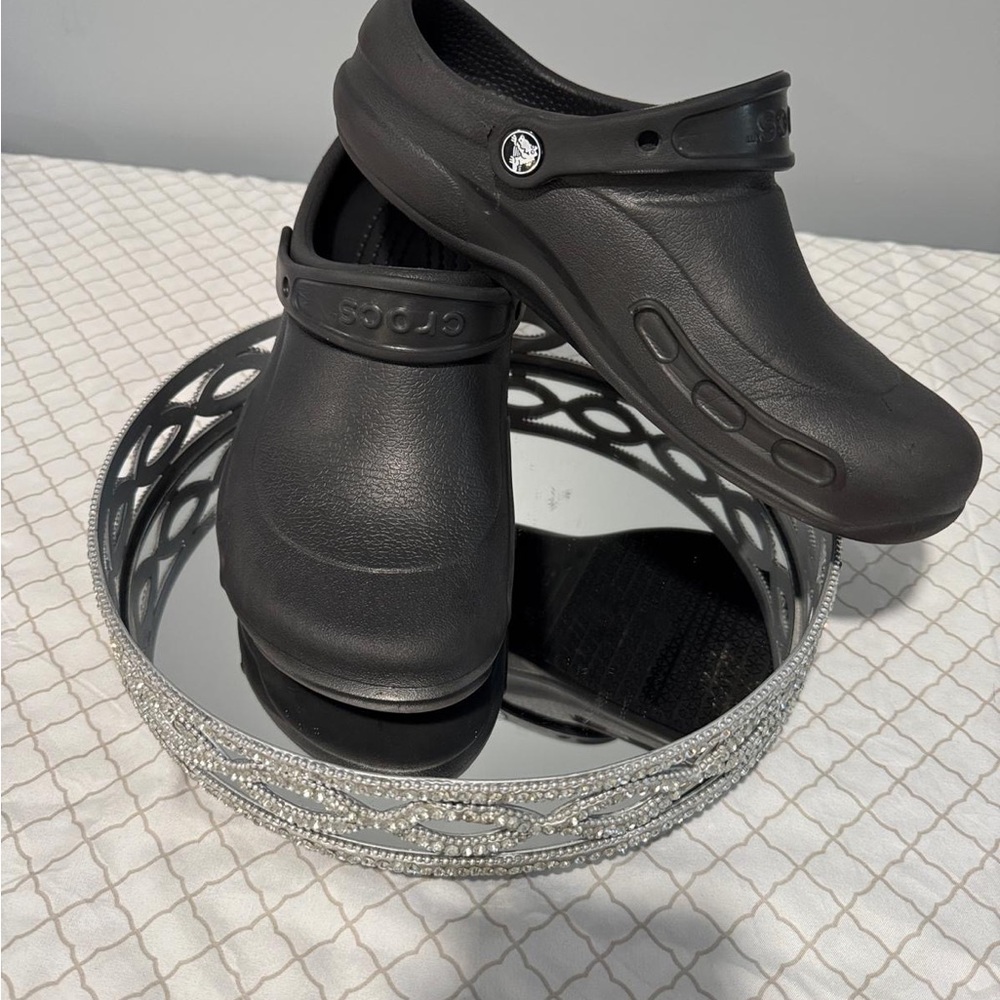 CROCS Men's Black Slip-On Loafers
